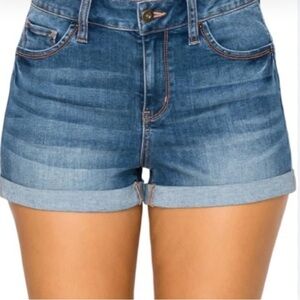 JUICY COUTURE 💋Women’s Jean high rise denim shorts size 4 28” #66